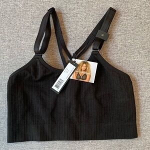 Curvy Couture Women's Smooth Seamless Comfort Wire Free Longline Bra